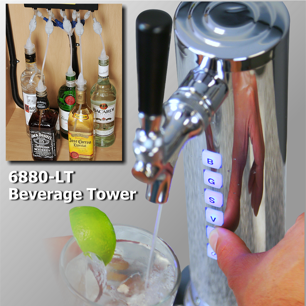 SIDEBAR Beverage Liquor Dispenser Tower